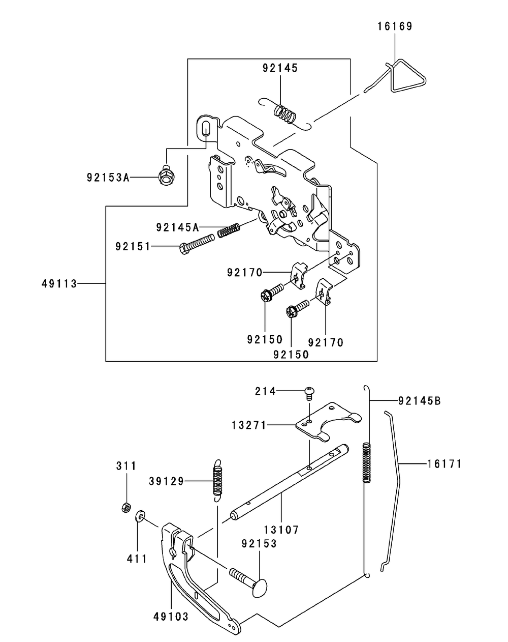 Fh641v-Aw04 Control Equipment Diagram and Parts List for ENFORCER48 53AI3AGV750-21HP Cub Cadet Lawn Tractor